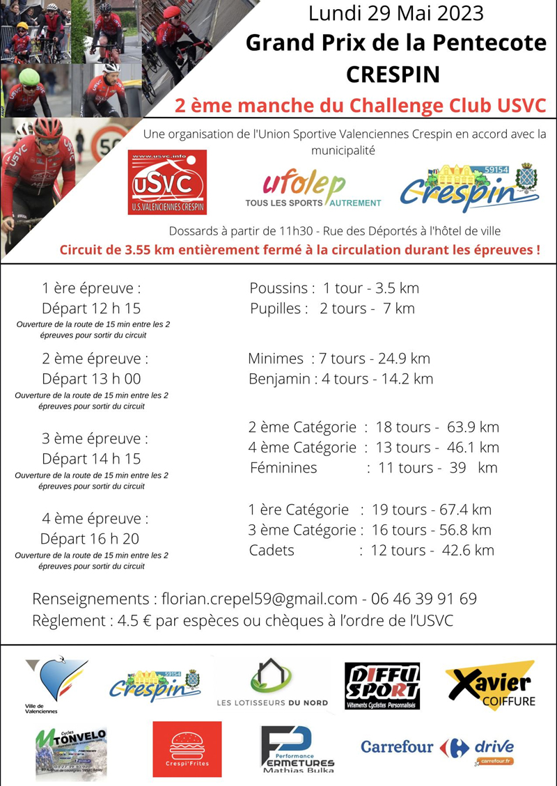 club cycliste U.S.V.C [ Valenciennes ~ Crespin ]